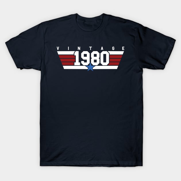 Vintage 1980 Aviator T-Shirt by Styleuniversal